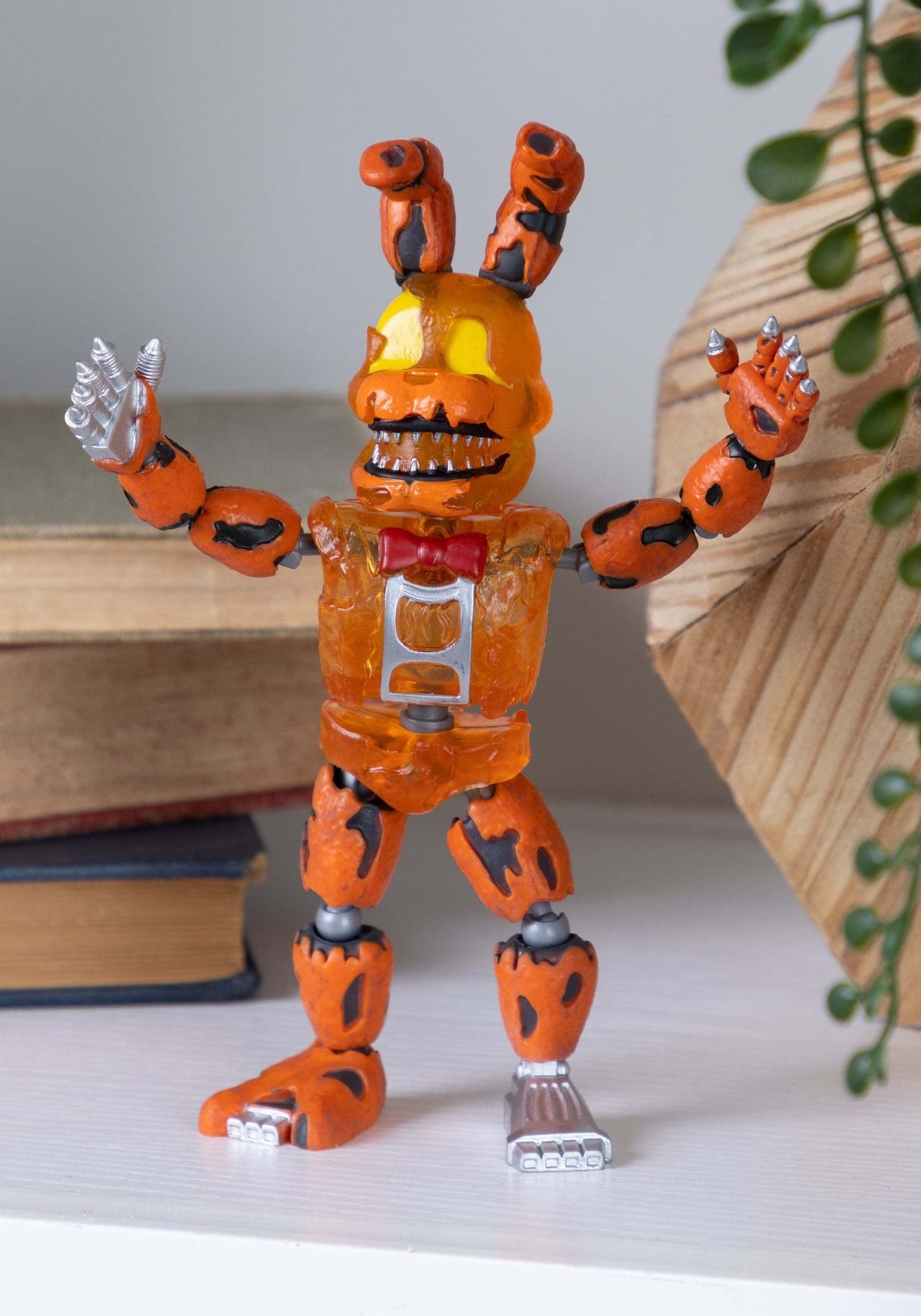 Funko Jack-o-Bonnie 5in figure side view, perfect for compact display spaces.