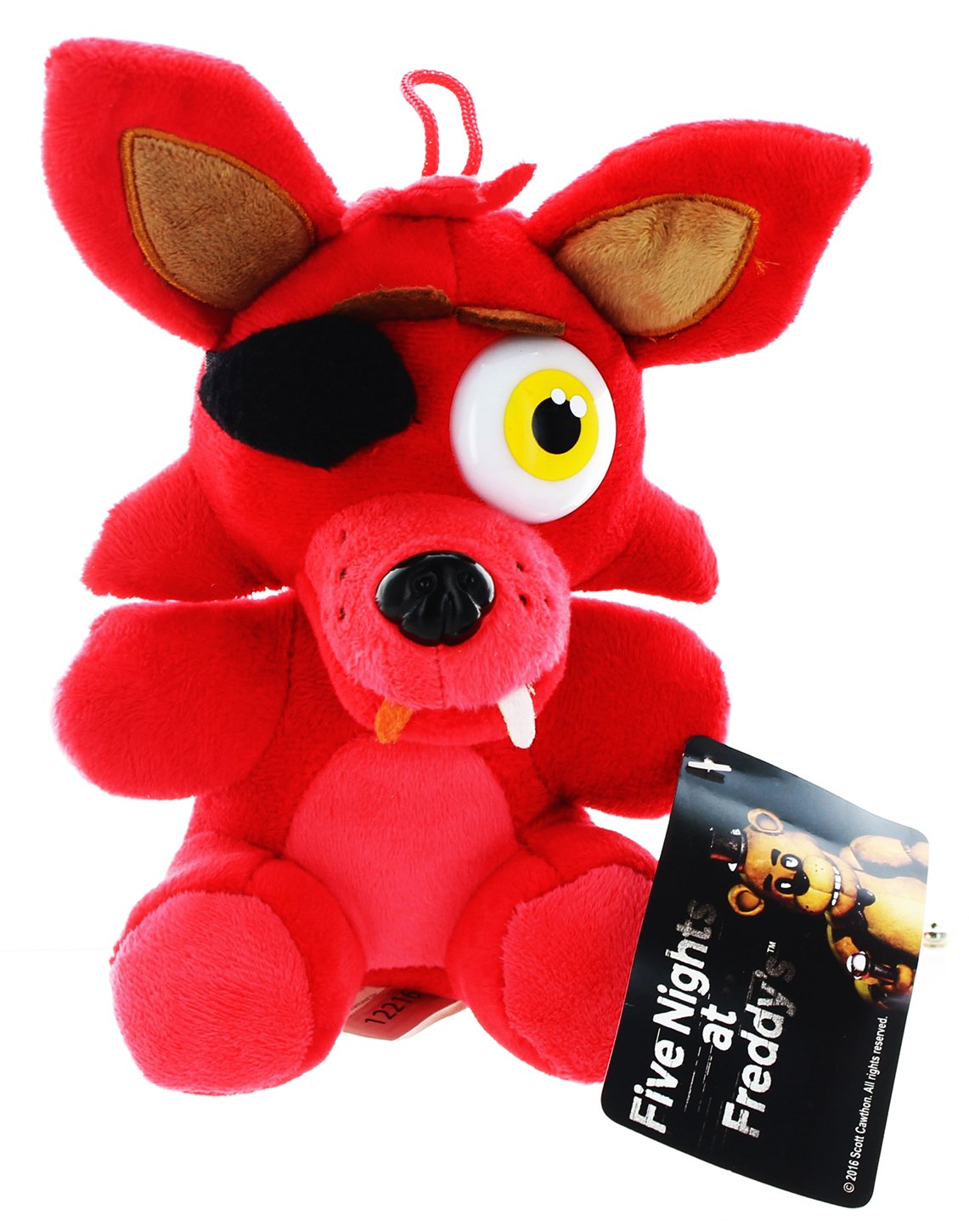 Funko Foxy plush 6-inch, perfect display piece and cozy companion for FNAF fans.