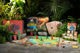 Isla Nublar dinosaur miniatures by Funko Games for dynamic in-game encounters.