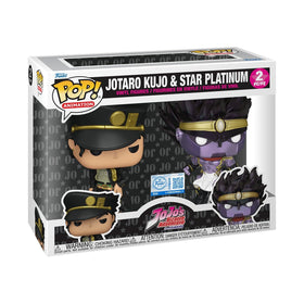 Funko Jotaro Kujo and Star Platinum 2-pack, perfect JoJo display piece.