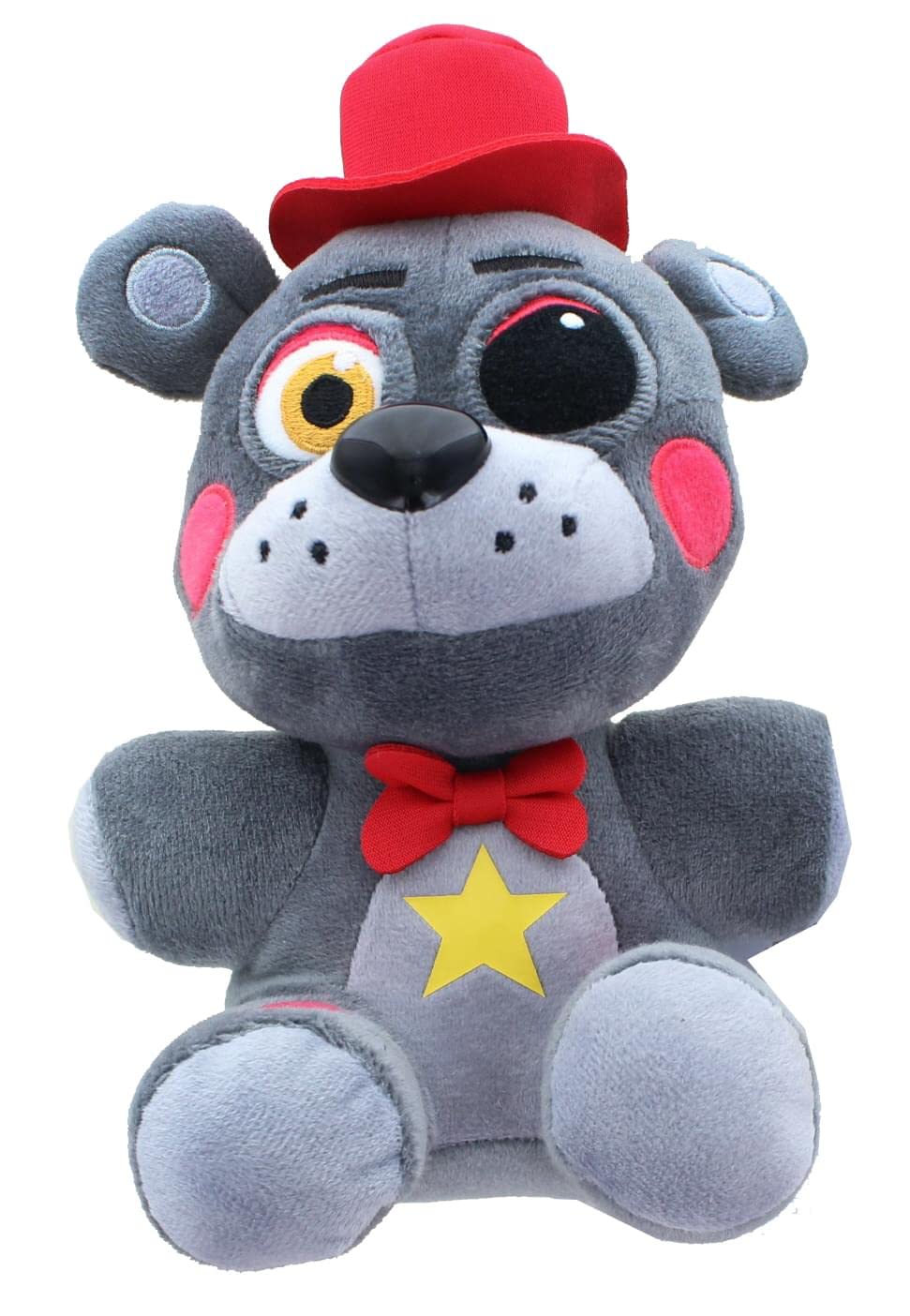 Funko Lefty FNAF Pizza Simulator plush in a window display box, ideal for display and gifting