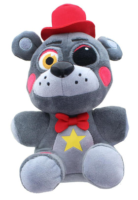 Funko Lefty FNAF Pizza Simulator plush in a window display box, ideal for display and gifting