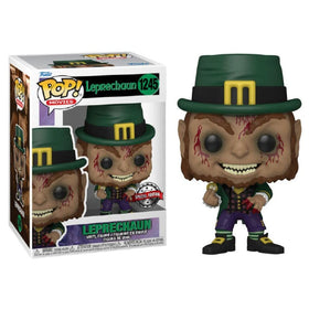 Funko Leprechaun Bloody Amazon Exclusive front view for display and horror collection.