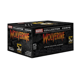 Funko Marvel Wolverine 50th Anniversary box front showcasing premium packaging for display
