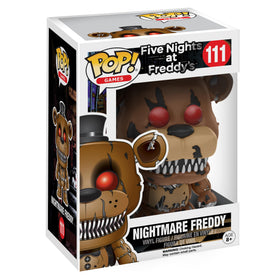 Funko Nightmare Freddy pop vinyl figure ready for display