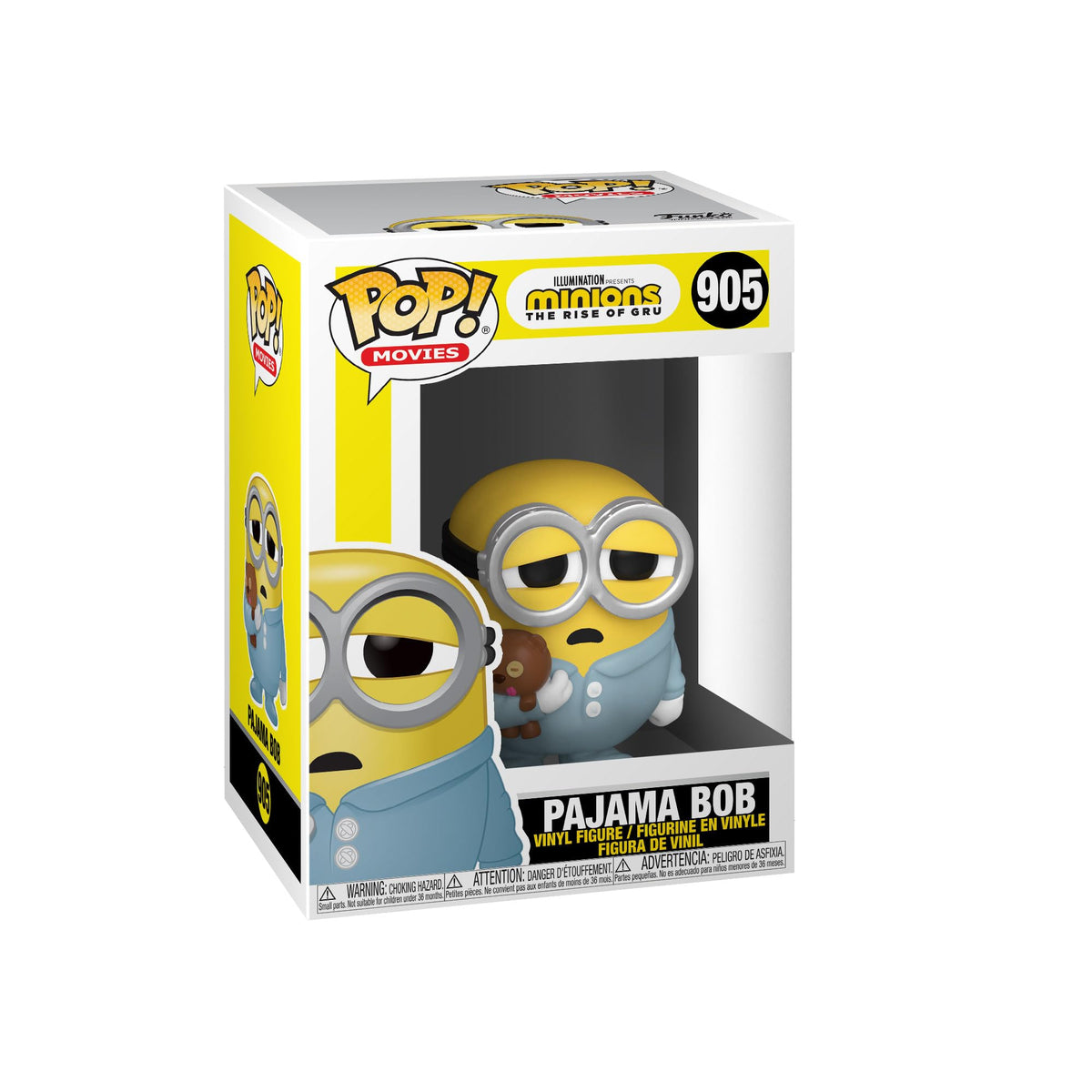 Funko Pajama Bob figure from Minions Rise of Gru for display and collection.