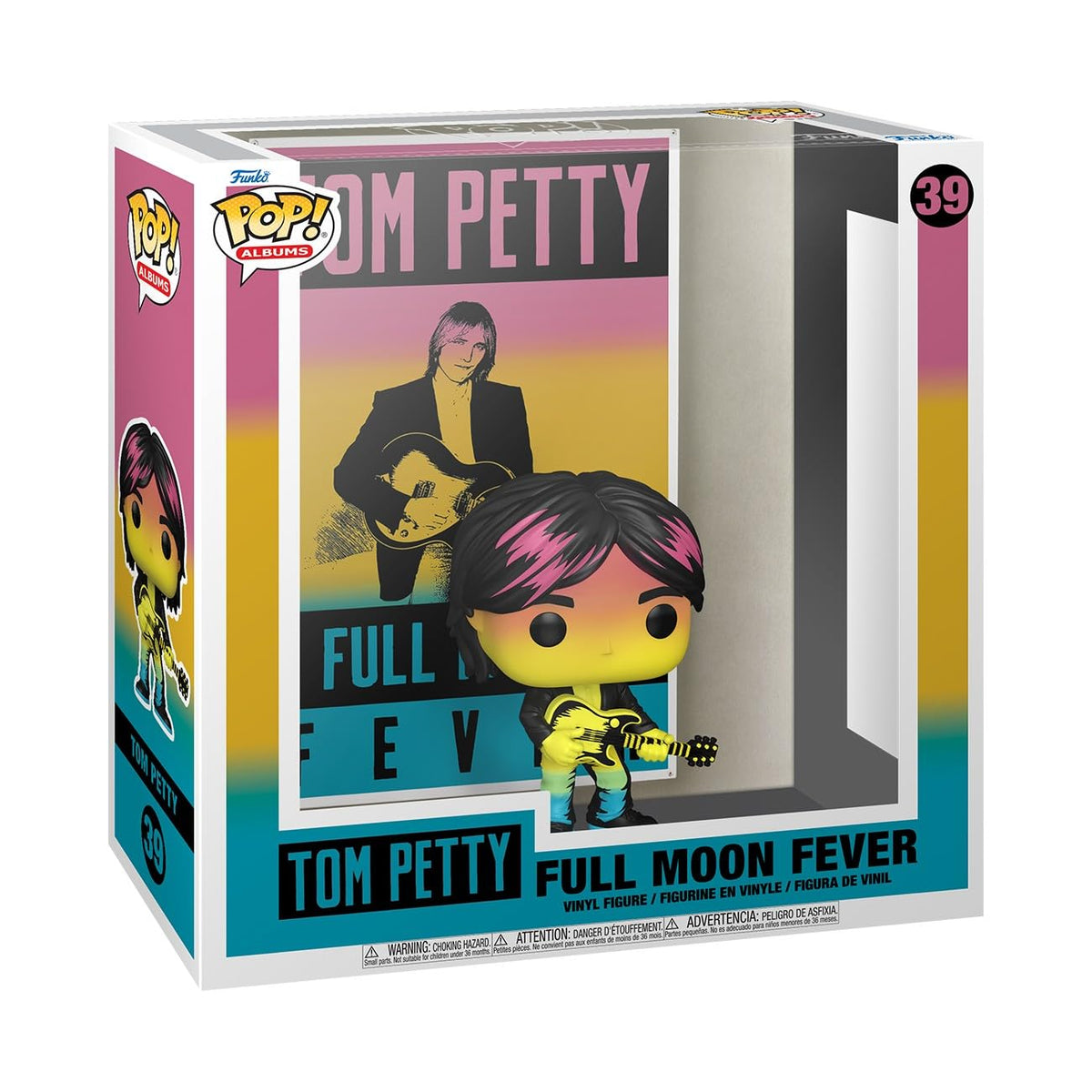 Funko Pop! Albums Tom Petty Full Moon Fever cover art figure for wall display and shelf collection
