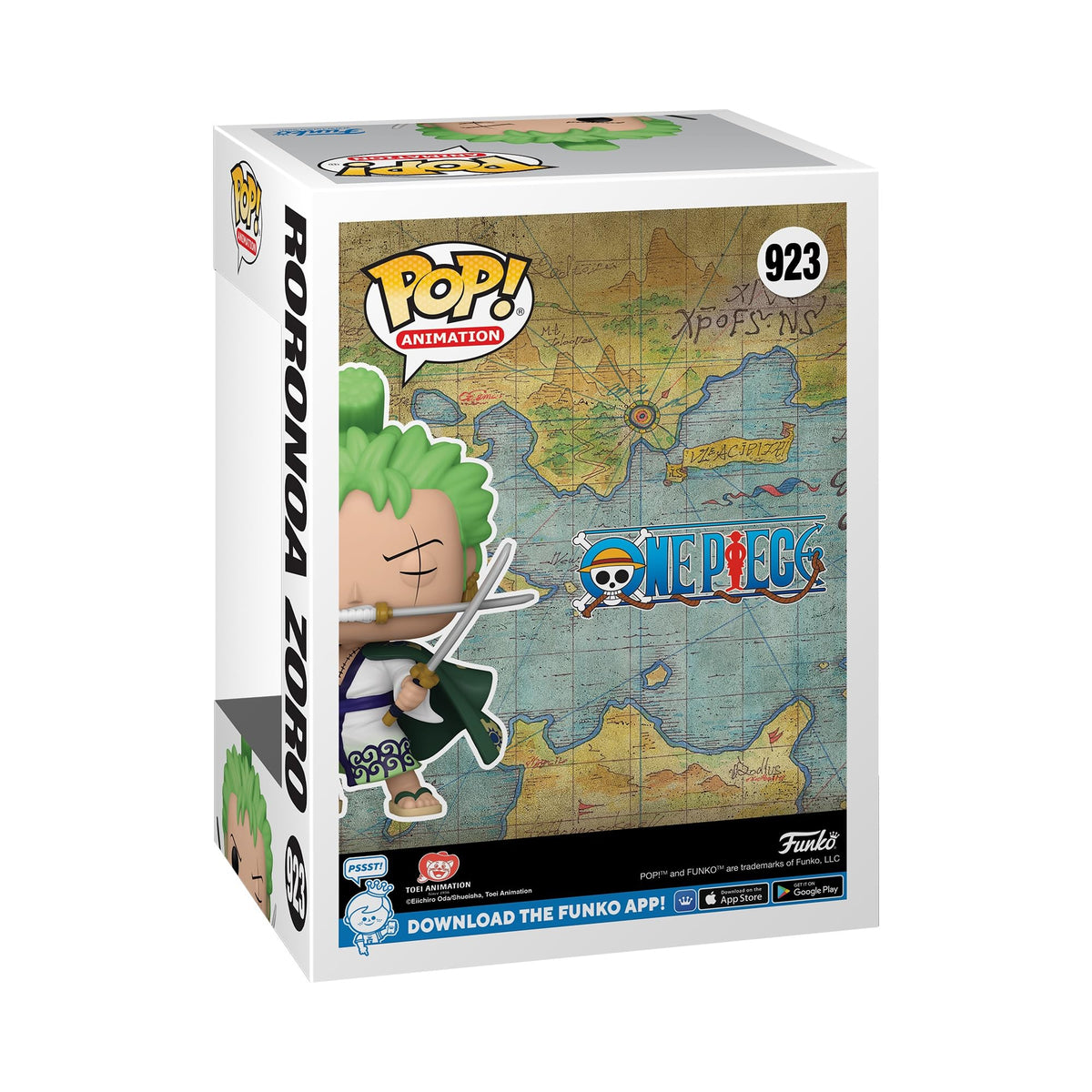 Funko POP! Animation One Piece Zoro securely packaged for shipping