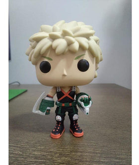 Katsuki Bakugo stylized Funko figure, perfect desk or shelf display.