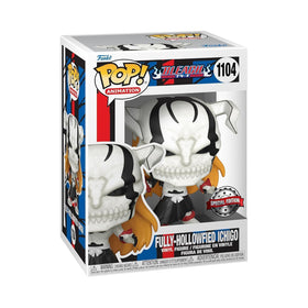 Funko Pop Bleach Ichigo Vasto Lorde figure with horned head, ideal for standout display.