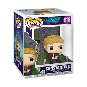 Funko Pop! Deluxe Constantine with tombstone, ready for display and gifting.