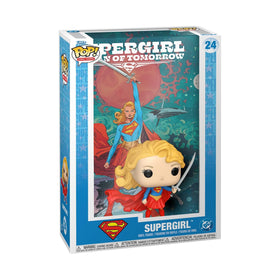 Funko Pop! Supergirl comic cover figure displayed in a 7x11 frame