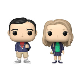 Funko Pop! Television The Office Michael Scott & Holly Flax 2-pack side view on shelf