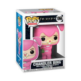 Funko Pop! TV Chandler Bunny front view showcasing vibrant colors for display.