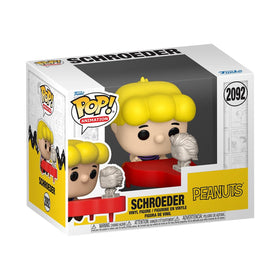 Funko Pop! Schroeder Peanuts figurine on display for collectors.