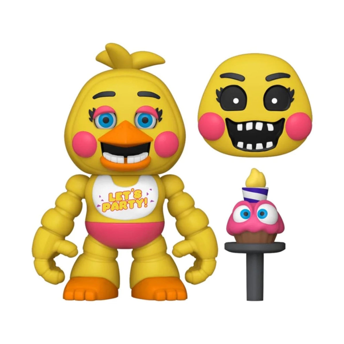 Funko SNAPS! Nightmare Chica head detail for dramatic display.