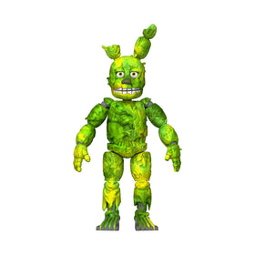Funko Springtrap US-exclusive tie-dye green close-up, highlighting vibrant colors.