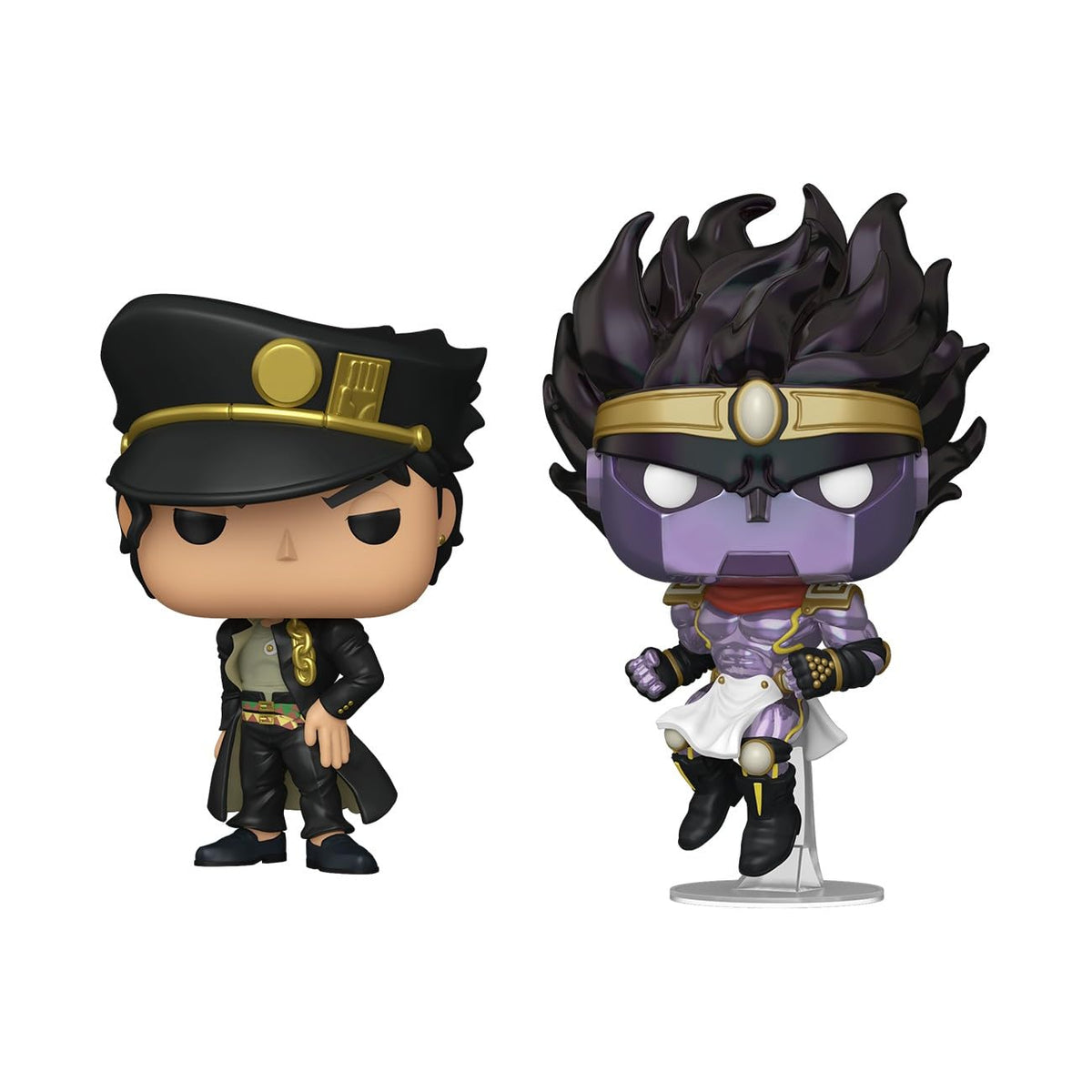 Funko Star Platinum figure in dynamic pose for shelf display.