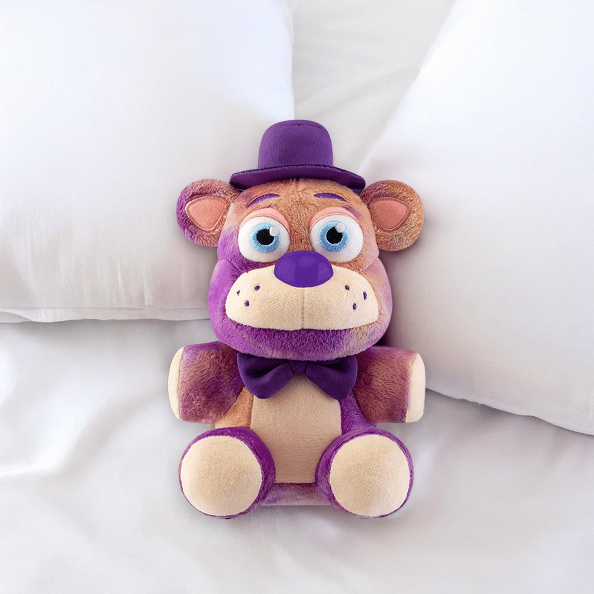 Funko Tie-Dye Freddy plush back view showing soft fabric