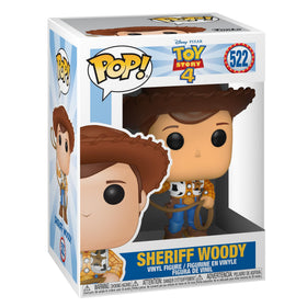Funko Woody Toy Story 4 vinyl figure — front view for display and collection.