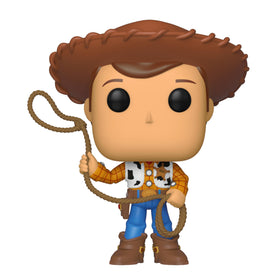 Funko Woody Toy Story 4 vinyl figure — side profile for detailed display.