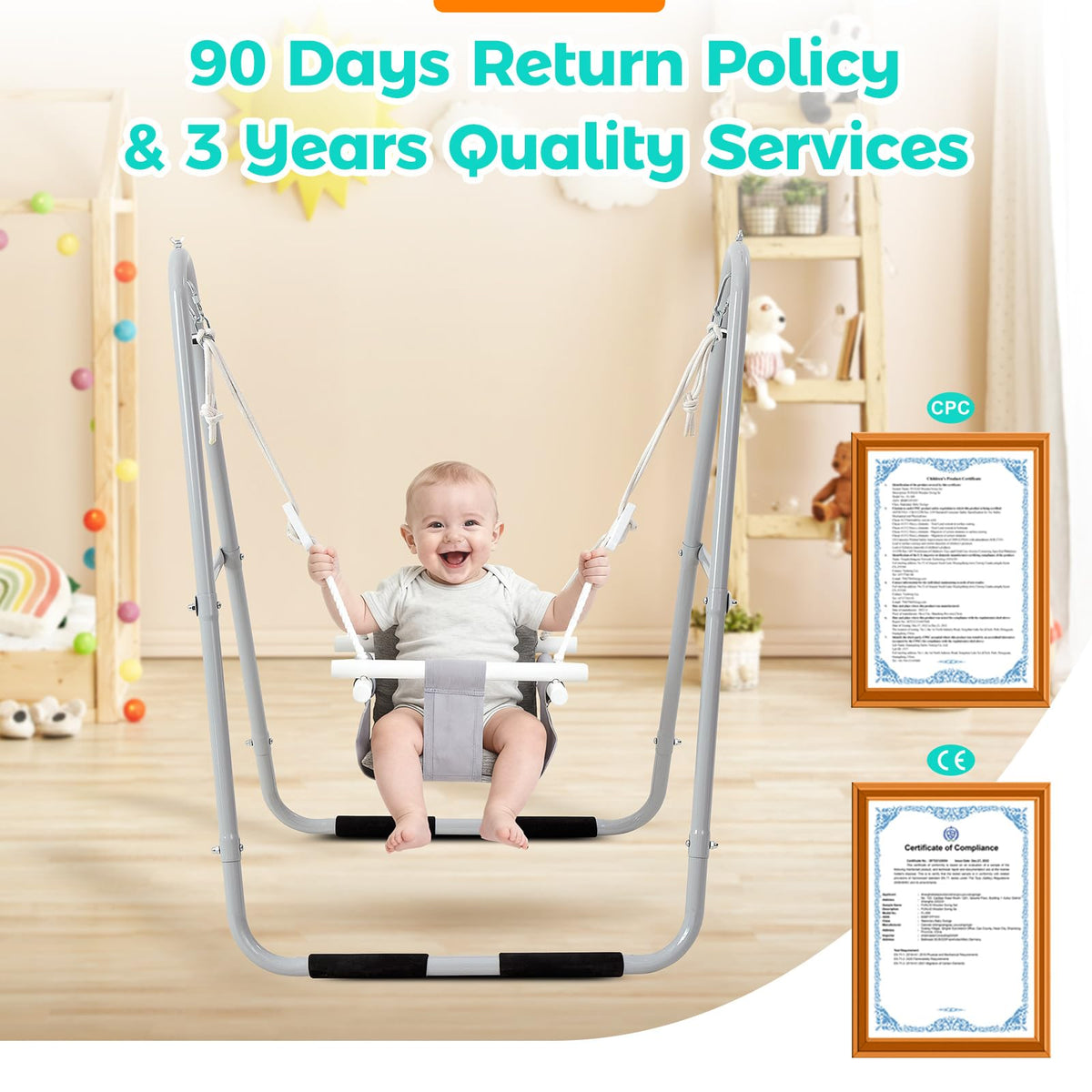 FUNLIO Height-adjustable seat helps adapt as toddlers grow and try new heights.
