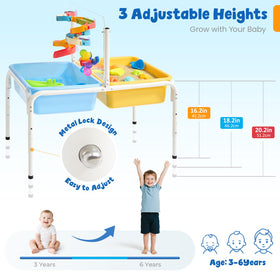 FUNLIO 16-piece toy set expands water and sand play.