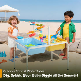 FUNLIO toddler table suitable for indoors and outdoors.