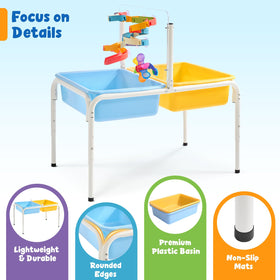 FUNLIO storage bins keep toys organized for easy cleanup.