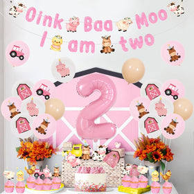 Funmemoir latex balloons 12 inches in farm colors for celebration