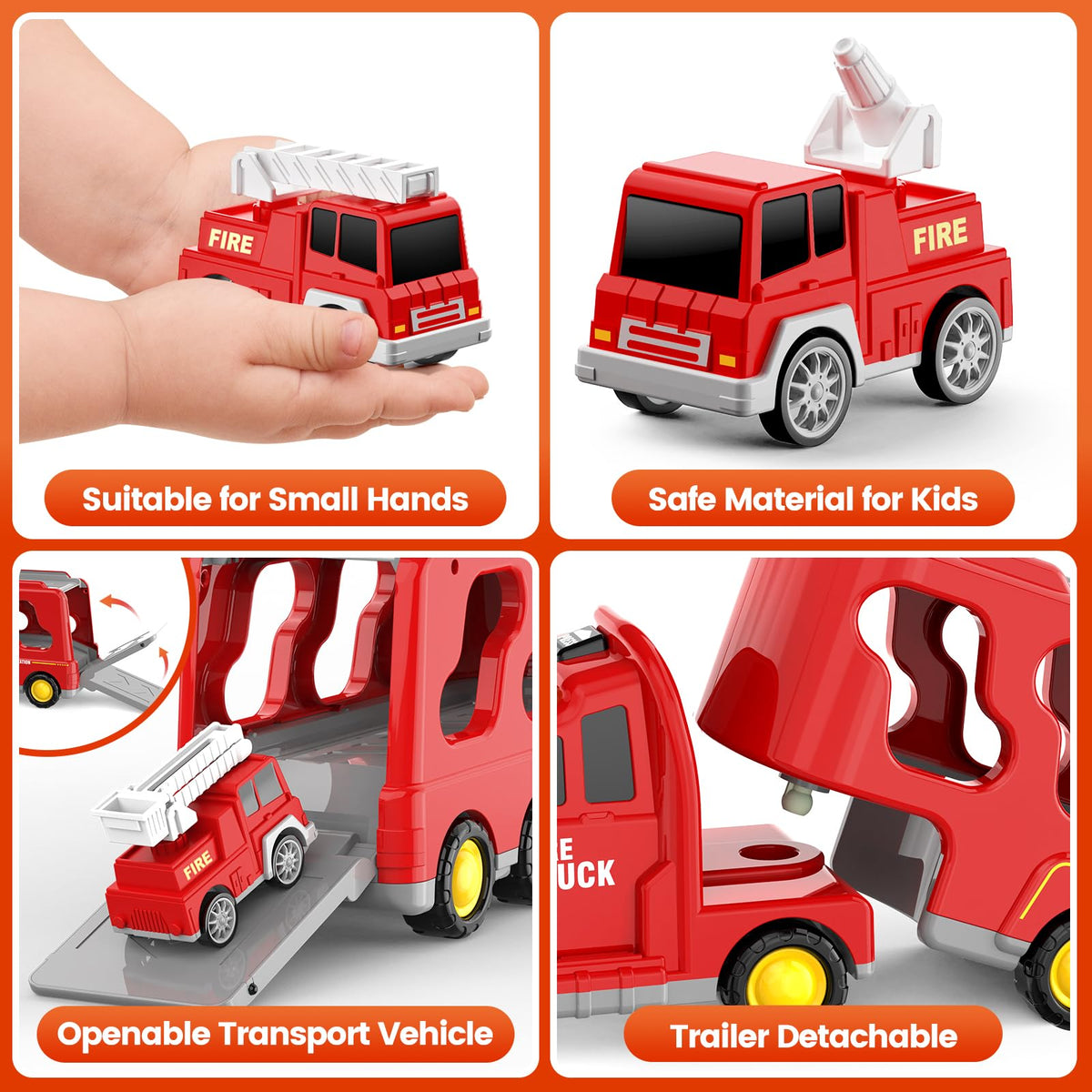 FunMission ladder-truck promotes rescuing scenarios and motor skills in kids