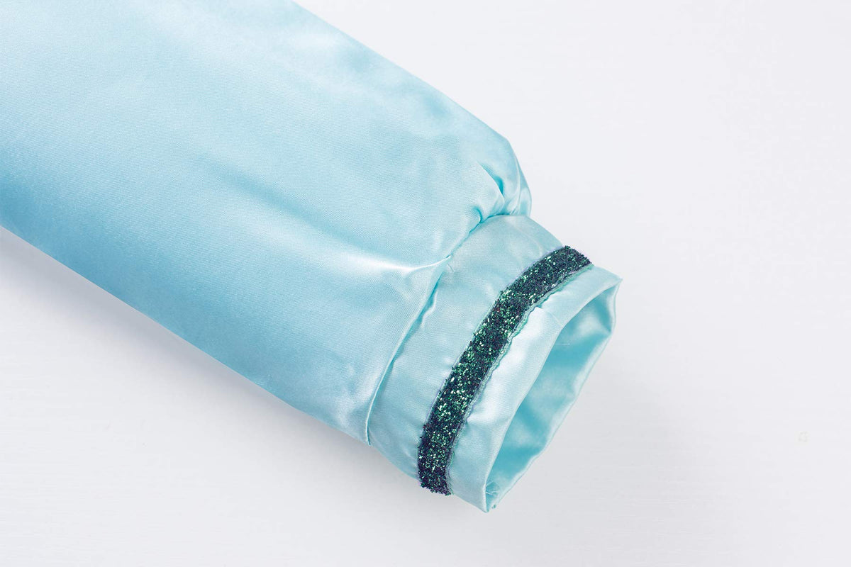 Funna Princess outfit uses satin, organza, polyester, and velvet for a soft, premium feel.