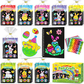 FunnyB&G foil art kit with Easter designs sparks kid creativity
