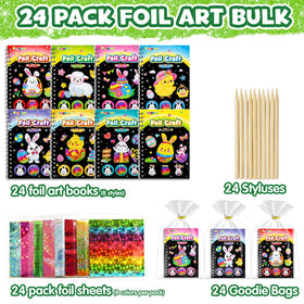 FunnyB&G packaging shows clear Easter gift bags for easy party gifting