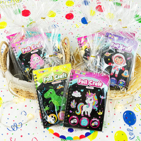 FUNNYB&G animals foil art kit curious creatures inspire playful, mess-free activities.