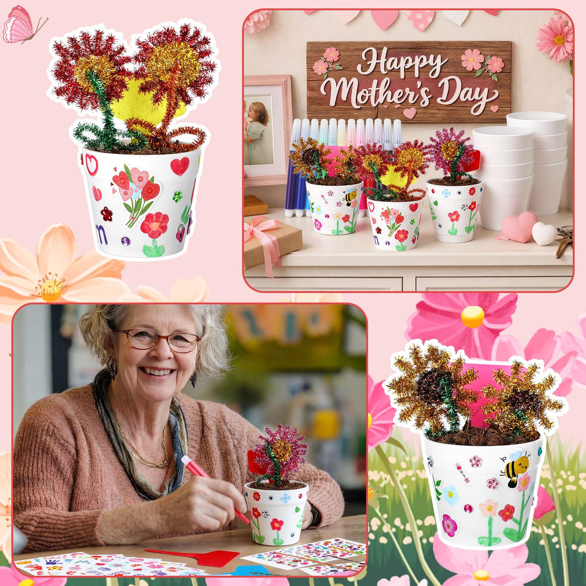Funnymoom vibrant sticker sheets support colorful spring crafts