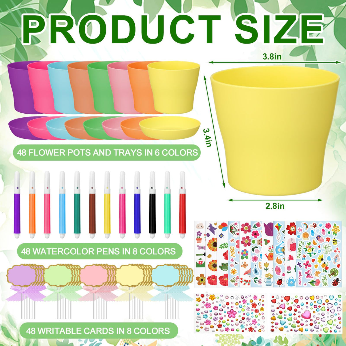 Funnymoom watercolor pens set delivering vibrant colors for creative pot painting