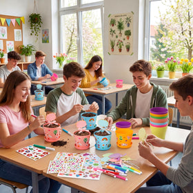 Funnymoom writable cards pack enabling personalized messages with each pot
