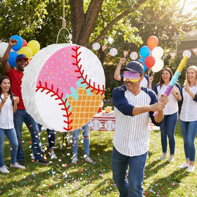 FunooFuno baseball pinata eye mask included for a playful blindfold game