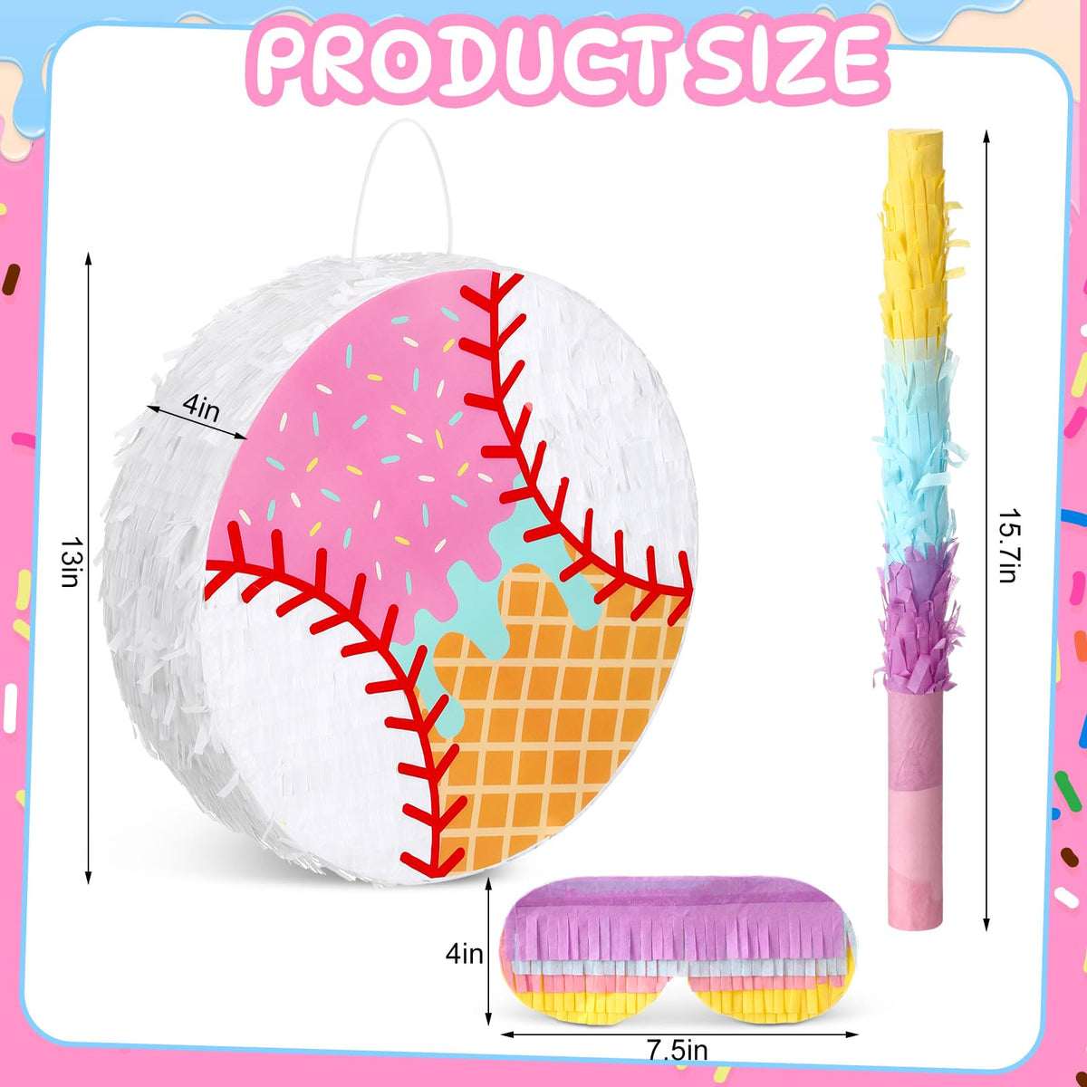 FunooFuno pinata stick included for safe, sturdy gameplay