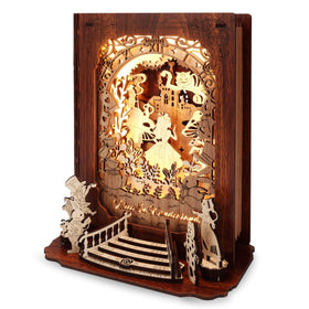 FUNPOLA Alice in Wonderland 3D puzzle nightlight lights up bedtime stories