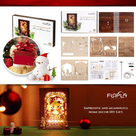 FUNPOLA 3D story lamp doubles as charming nightstand decor