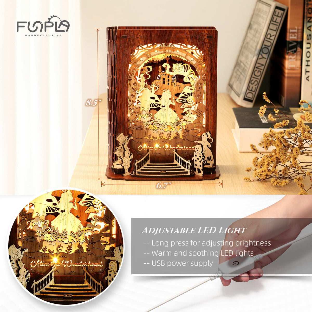 FUNPOLA durable 3-ply birch wood with smooth edges
