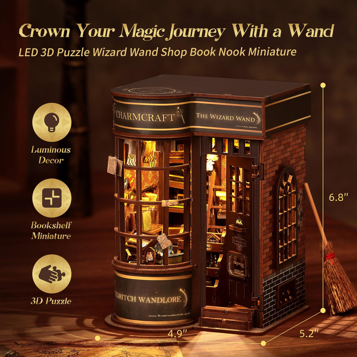 FUNPOLA glowing potion bottles add color and intrigue to displays