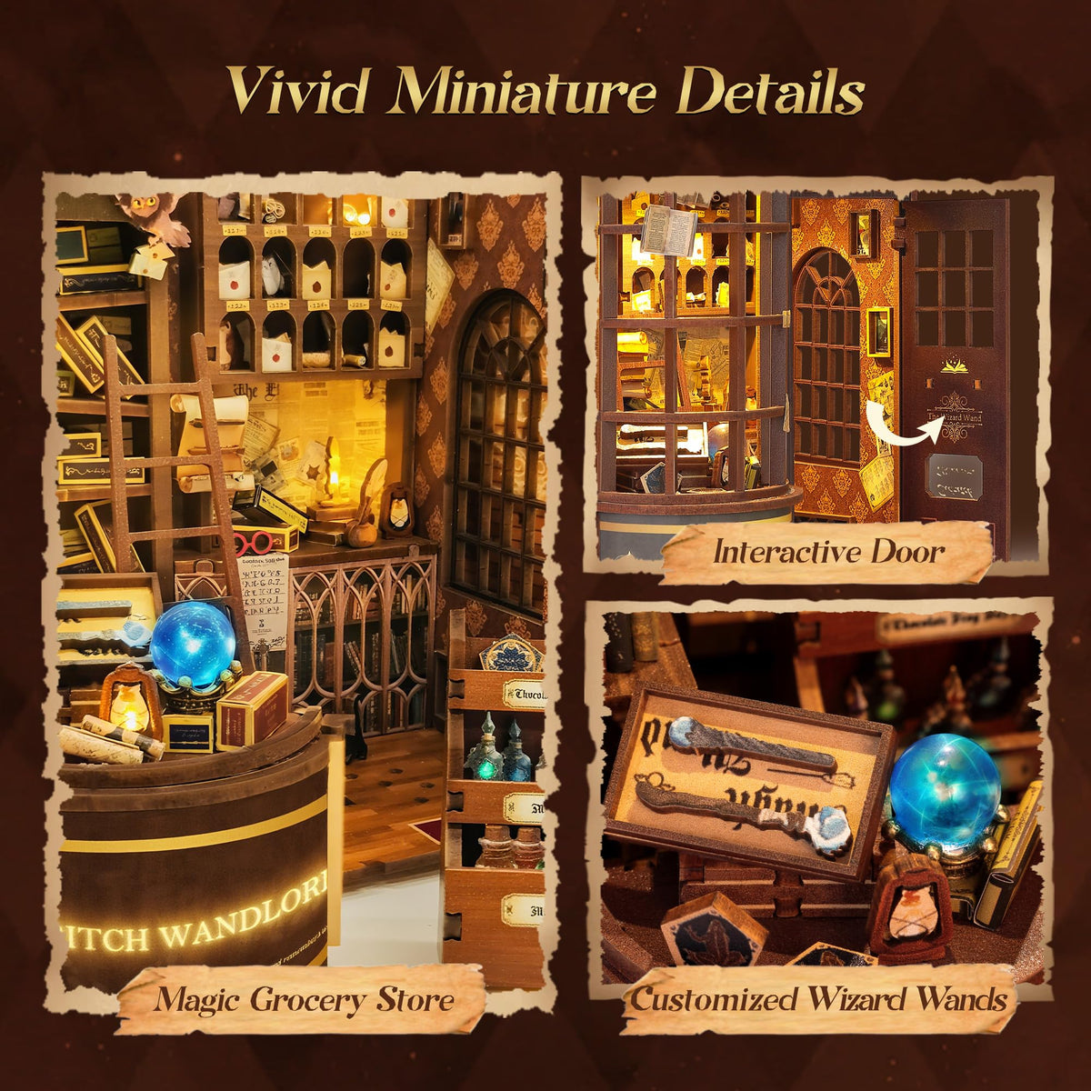 FUNPOLA hand-crafted wands evoke a real fantasy shop moment