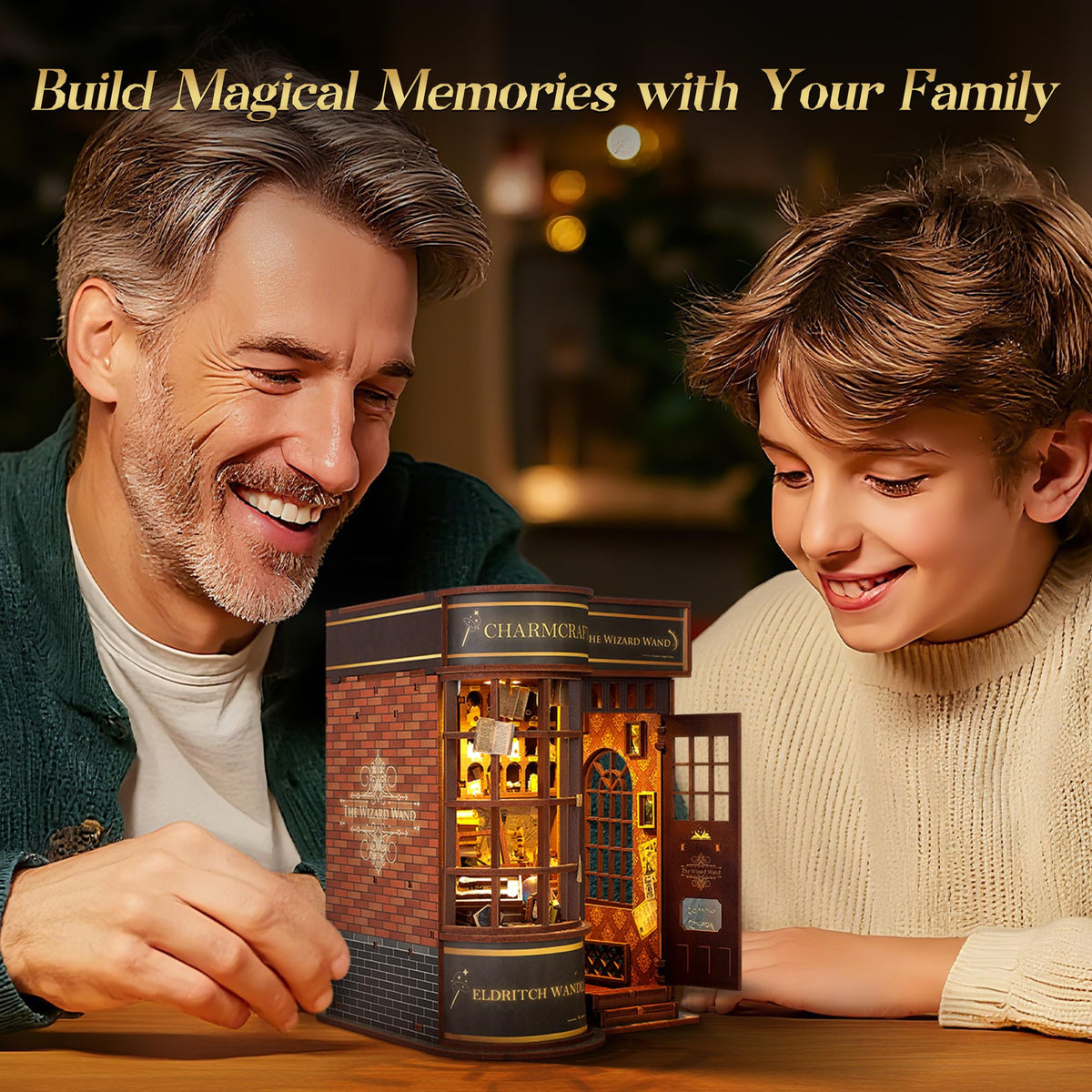 FUNPOLA integrated LED lights illuminate scenes for day or night wonder