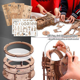 Durable eco-friendly plywood with a refined finish supports long-term display