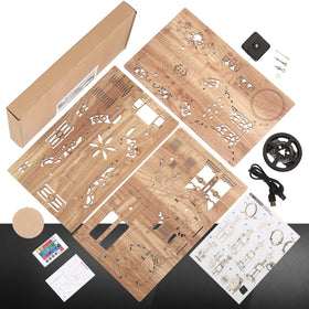 Unique desk clock and decorative ornament for home or office