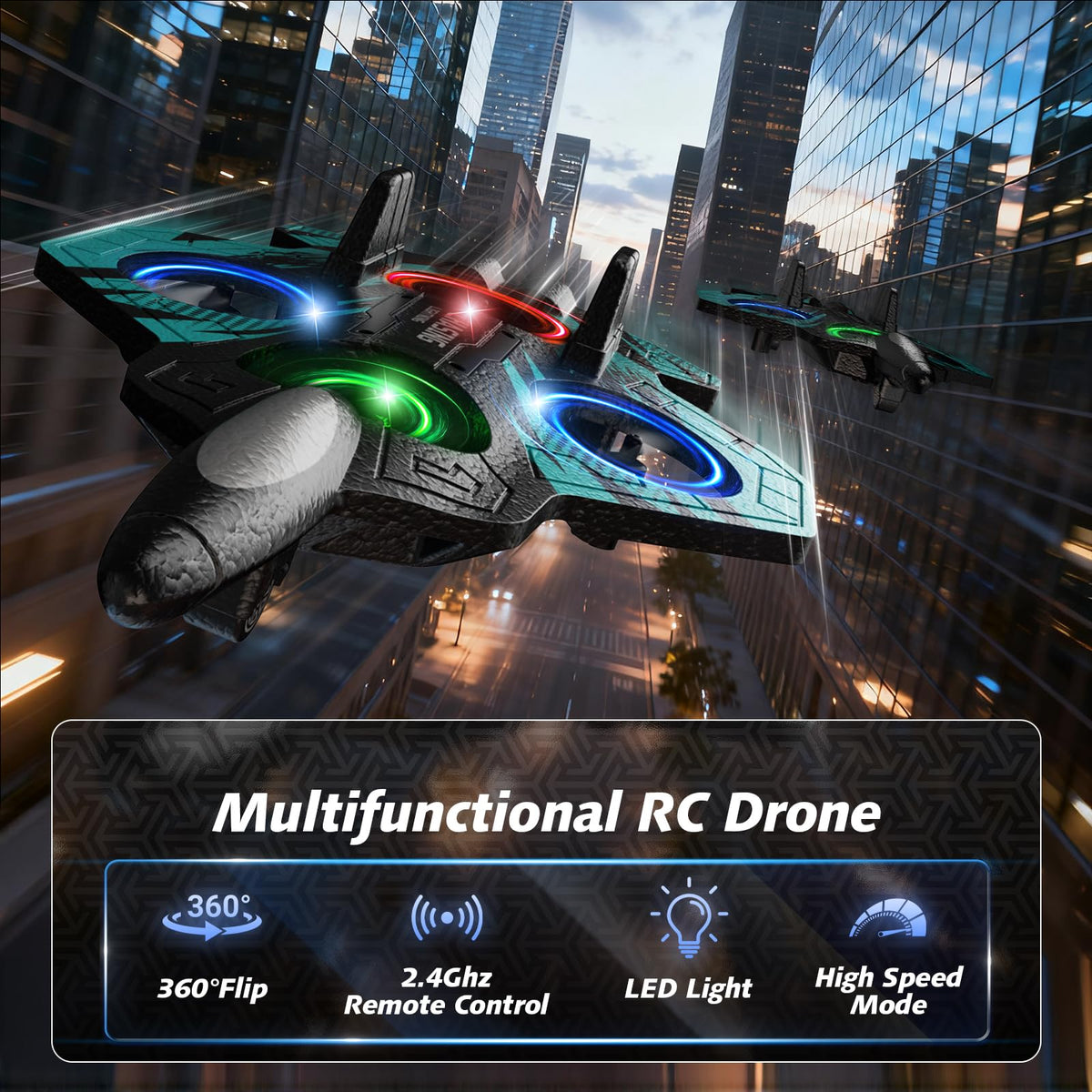 FUNPX RC plane performing 360° flips for exciting stunts