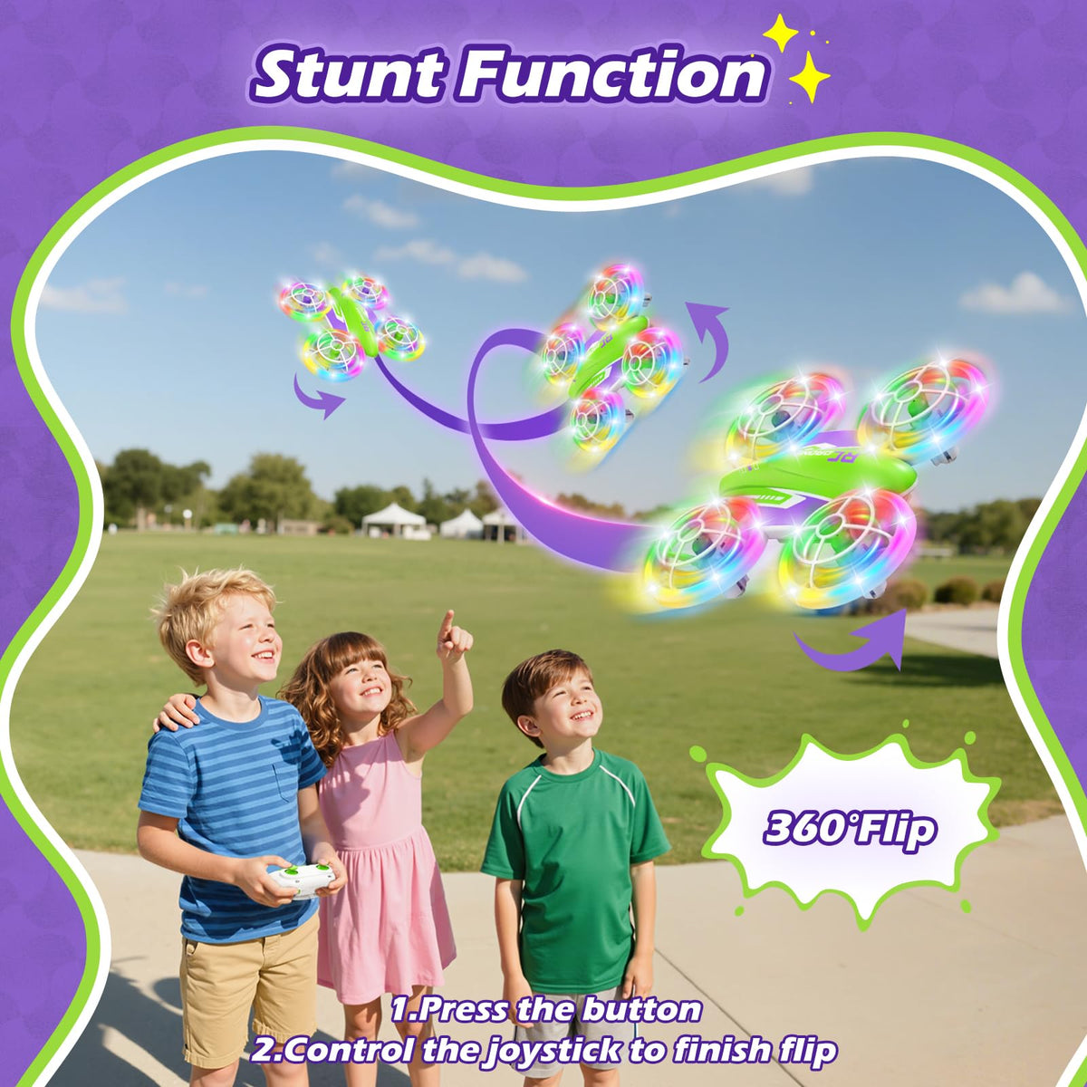 FUNPX drone shows beginner-friendly controls that help kids learn through play.